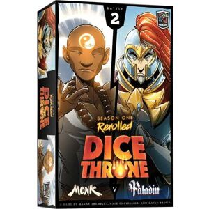 Asmodee Dice Throne: Sezóna 1 Rerolled - Mních vs Paladin, Stolní hra Asmodee Dice Throne: Sezóna 1 Rerolled - Mních vs Paladin, Stolní hra