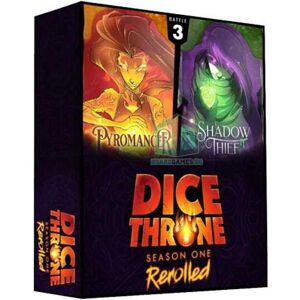Roxley Dice Throne: Sezóna První Rerolled - Pyromancer vs. Shadow Thief - Desková hra Roxley Dice Throne: Sezóna První Rerolled - Pyromancer vs. Shadow Thief - Desková hra