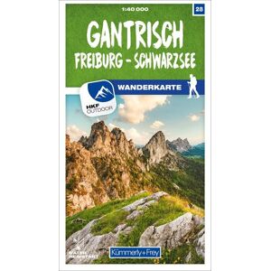 Kümmerly+Frey - 28826219 - Gantrisch - Schwarzsee - Karte Kümmerly+Frey - 28826219 - Gantrisch - Schwarzsee - Karte