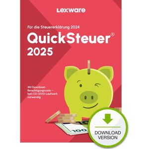 Lexware QuickSteuer 2025 - Steuer-Software für 2024, 1 Lizenz Lexware QuickSteuer 2025 - Steuer-Software für 2024, 1 Lizenz