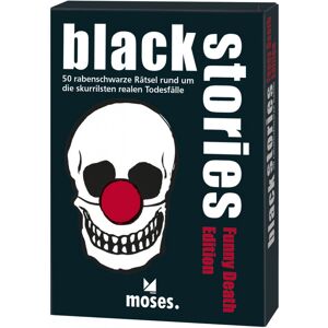 Moses 106173 - Black Stories - Roliga Dödsfall Edition Moses 106173 - Black Stories - Roliga Dödsfall Edition