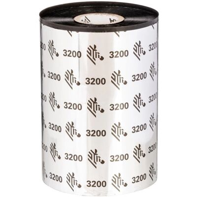 Cinta de cera/resina Zebra 3200 - 450 m, Negra - Cinta Cinta de cera/resina Zebra 3200 - 450 m, Negra - Cinta