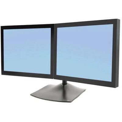 Support de bureau pour deux moniteurs Ergotron DS100 - Publicité Support de bureau pour deux moniteurs Ergotron DS100 - Publicité