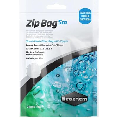 Seachem Kleine mesh zip tas - Groot 48x43cm voor biomedia Seachem Kleine mesh zip tas - Groot 48x43cm voor biomedia