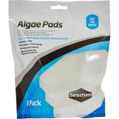 Tampons à algues Seachem non rayures - 25mm d'épaisseur - Pack de 3 - Publicité Tampons à algues Seachem non rayures - 25mm d'épaisseur - Pack de 3 - Publicité
