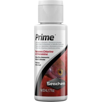 Conditionneur d'eau Seachem Prime - Eau douce et salée - 50ml Conditionneur d'eau Seachem Prime - Eau douce et salée - 50ml