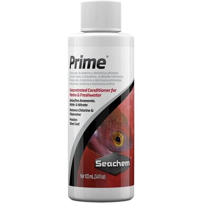 Conditionneur d'eau Seachem Prime - Eau douce & salée - 100ml Conditionneur d'eau Seachem Prime - Eau douce & salée - 100ml