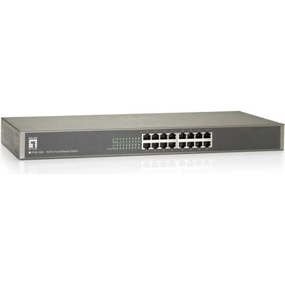 LevelOne - FSW-1650 - 16 Port - Unmanaged - Switch de Red LevelOne - FSW-1650 - 16 Port - Unmanaged - Switch de Red