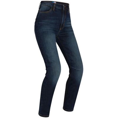 Jeans de Moto PMJ Sara Azul Cintura Alta - Ropa de Motociclista Jeans de Moto PMJ Sara Azul Cintura Alta - Ropa de Motociclista