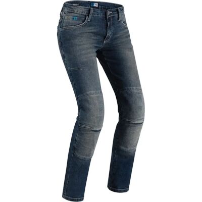 PMJ Jenny Ganga Bleu - Jean Moto - Taille Haute Protection - Publicité PMJ Jenny Ganga Bleu - Jean Moto - Taille Haute Protection - Publicité