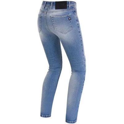 Jeans de mezclilla elástica azul Ginevra de PMJ - Jeans Jeans de mezclilla elástica azul Ginevra de PMJ - Jeans