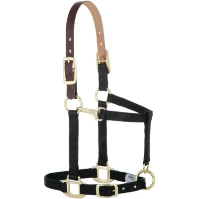 Weaver Leather Ohlávka pro koně - nylon, nastavitelný, černý - Horse Halter Weaver Leather Ohlávka pro koně - nylon, nastavitelný, černý - Horse Halter