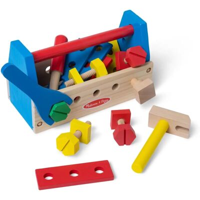 Melissa & Doug Holz-Werkzeugkiste - 24 Teile für kreatives Spielen Melissa & Doug Holz-Werkzeugkiste - 24 Teile für kreatives Spielen