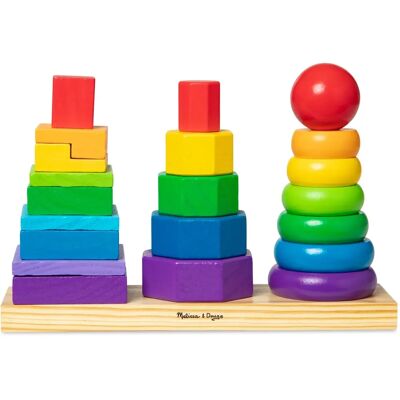 Melissa & Doug Modèle - Pileur Géométrique - Jouet Éducatif Melissa & Doug Modèle - Pileur Géométrique - Jouet Éducatif