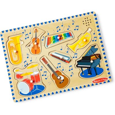Melissa & Doug Strumenti Musicali Puzzle Sonoro - Giocattolo Educativo Melissa & Doug Strumenti Musicali Puzzle Sonoro - Giocattolo Educativo