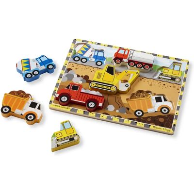 Melissa & Doug Holzbaupuzzle - 6 Stück Melissa & Doug Holzbaupuzzle - 6 Stück