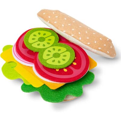 Set de Sándwich de Fieltro Melissa & Doug para 3+ - Juguete Set de Sándwich de Fieltro Melissa & Doug para 3+ - Juguete