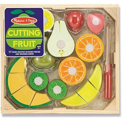 Melissa & Doug Houten Fruitenset - Speelvoedsel & Mini-Pad Melissa & Doug Houten Fruitenset - Speelvoedsel & Mini-Pad