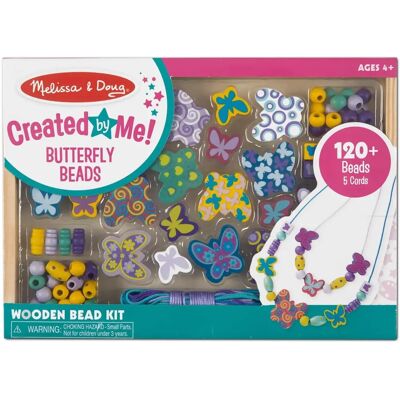 Melissa & Doug Wooden Bead Set - Butterfly Friends MD4179 Melissa & Doug Wooden Bead Set - Butterfly Friends MD4179