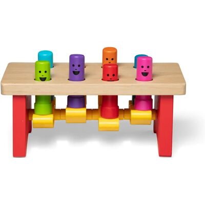 Melissa & Doug - Deluxe Pounding Bench - Spielplatz aus Holz Melissa & Doug - Deluxe Pounding Bench - Spielplatz aus Holz