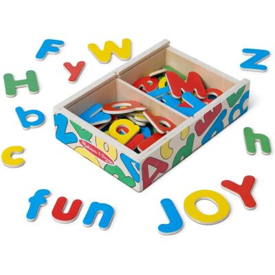 Magneti di lettere in legno Melissa & Doug - Gioco educativo per bambini Magneti di lettere in legno Melissa & Doug - Gioco educativo per bambini