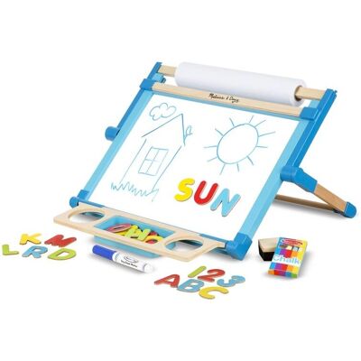 Cavalletto da tavolo doppio lato Melissa & Doug - Per bambini Cavalletto da tavolo doppio lato Melissa & Doug - Per bambini