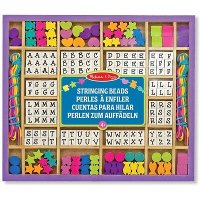 Melissa & Doug Deluxe Wooden Stringing Beads - Educational Toy Melissa & Doug Deluxe Wooden Stringing Beads - Educational Toy