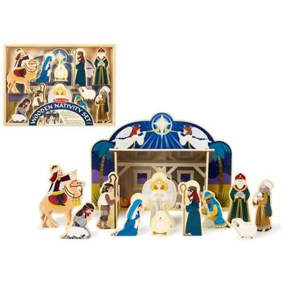 Melissa & Doug Houten Constructieset - 48 Stukken - Verbetert Motoriek Melissa & Doug Houten Constructieset - 48 Stukken - Verbetert Motoriek