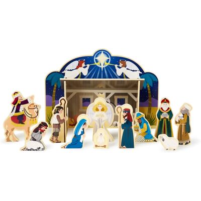 Melissa & Doug Houten Constructieset - 48 Stukken - Verbetert Motoriek Melissa & Doug Houten Constructieset - 48 Stukken - Verbetert Motoriek