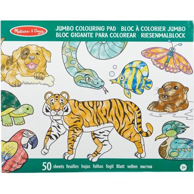 Melissa & Doug Jumbo Colouring Pad - Animal Melissa & Doug Jumbo Colouring Pad - Animal
