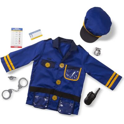 Melissa & Doug Police Officer Costume - Role Play Set for Kids Melissa & Doug Police Officer Costume - Role Play Set for Kids