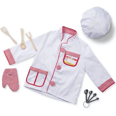 Déguisement de chef Melissa & Doug - Costume de jeu de rôle - Publicité Déguisement de chef Melissa & Doug - Costume de jeu de rôle - Publicité