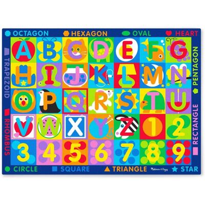 Tapis Jumbo ABC 123 de Melissa & Doug - Multicolore - Publicité Tapis Jumbo ABC 123 de Melissa & Doug - Multicolore - Publicité