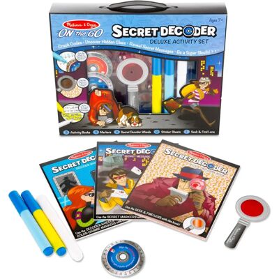 Melissa & Doug Onderweg Geheimdecoder Deluxe Activiteiten Set - Speelgoed Melissa & Doug Onderweg Geheimdecoder Deluxe Activiteiten Set - Speelgoed