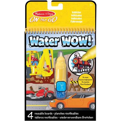 Melissa & Doug Water Wow! Voertuigen - Water Kleurboek Melissa & Doug Water Wow! Voertuigen - Water Kleurboek