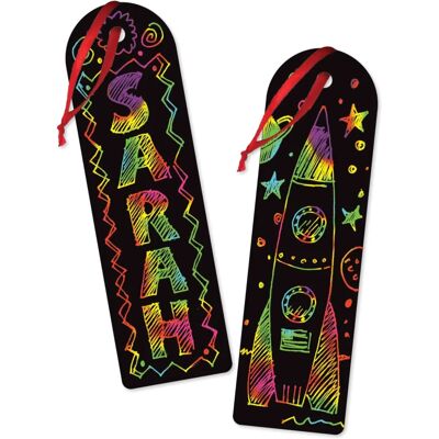 Melissa & Doug Scratch Art Bookmark Party Pack - 12 Bookmarks Melissa & Doug Scratch Art Bookmark Party Pack - 12 Bookmarks