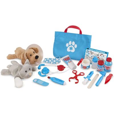 Ensemble de Jeu de Vétérinaire pour Animaux Melissa & Doug - 24 accessoires - Publicité Ensemble de Jeu de Vétérinaire pour Animaux Melissa & Doug - 24 accessoires - Publicité