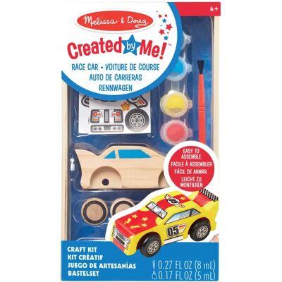 Voiture de Course en Bois Melissa & Doug - Crée la Tienne - Publicité Voiture de Course en Bois Melissa & Doug - Crée la Tienne - Publicité