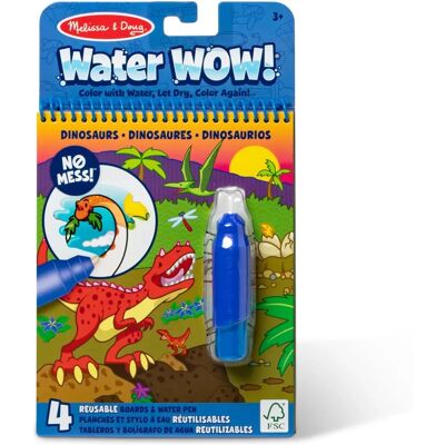 Melissa & Doug Water Wow! Podróżnicza Aktywność - Dinozaury - 3 Lata + Melissa & Doug Water Wow! Podróżnicza Aktywność - Dinozaury - 3 Lata +
