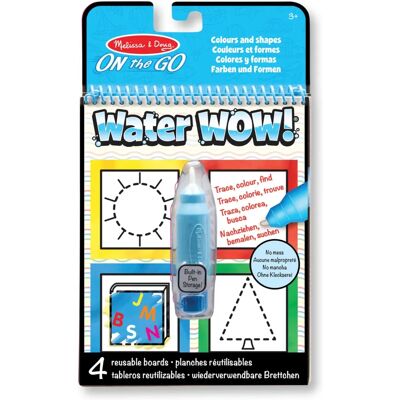 Melissa & Doug Water Reveal Pad - Colours and Shapes Activity Pad Travel 3 Melissa & Doug Water Reveal Pad - Colours and Shapes Activity Pad Travel 3