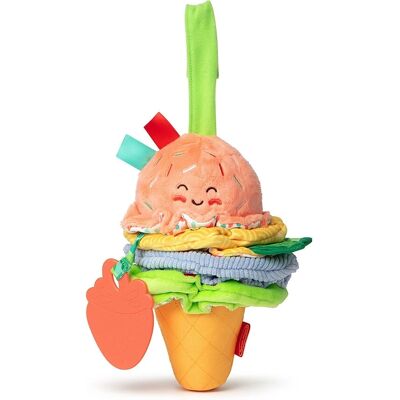 Melissa & Doug Ice Cream Take-Along Clip-On Infant Toy - Early Develop Melissa & Doug Ice Cream Take-Along Clip-On Infant Toy - Early Develop