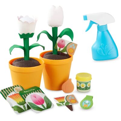 Set de jardinería Melissa & Doug - Flores que cambian de color para niños Set de jardinería Melissa & Doug - Flores que cambian de color para niños