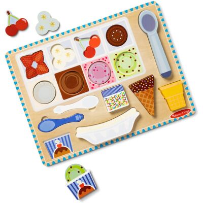 Melissa & Doug Holzmagnetisches Eiscreme Puzzle - Spielset ab 2 Jahre Melissa & Doug Holzmagnetisches Eiscreme Puzzle - Spielset ab 2 Jahre