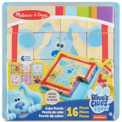 Puzzle de Cubes en Bois Melissa & Doug - Puzzle Puzzle de Cubes en Bois Melissa & Doug - Puzzle