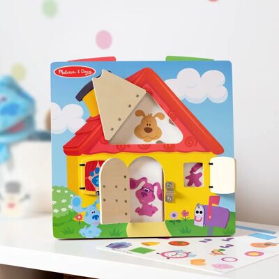 Melissa & Doug Pistes de Blue ! Plateau d'activité en bois - Jouet pour 3+ enfants - Publicité Melissa & Doug Pistes de Blue ! Plateau d'activité en bois - Jouet pour 3+ enfants - Publicité