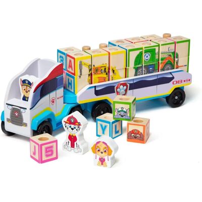 Melissa & Doug Patrol wozek ABC z drewna - Zabawka Melissa & Doug Patrol wozek ABC z drewna - Zabawka