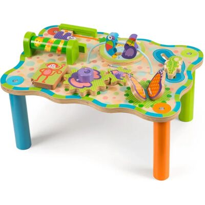 Table d'activités en bois Jungle de Melissa & Doug - Table d'activités - Publicité Table d'activités en bois Jungle de Melissa & Doug - Table d'activités - Publicité