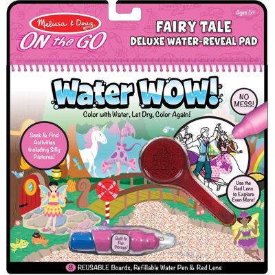 Melissa & Doug Water Wow - Conte de Fées Deluxe - Livre de dessin à l'eau Melissa & Doug Water Wow - Conte de Fées Deluxe - Livre de dessin à l'eau
