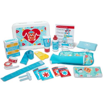 Set de Jeu Premiers Secours Melissa & Doug - Jouet de Rôle pour Enfants Set de Jeu Premiers Secours Melissa & Doug - Jouet de Rôle pour Enfants