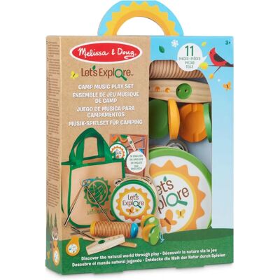 Melissa & Doug Multicolor Explore Camp Música de Juego de Pretend - Set de instrumentos musicales Melissa & Doug Multicolor Explore Camp Música de Juego de Pretend - Set de instrumentos musicales